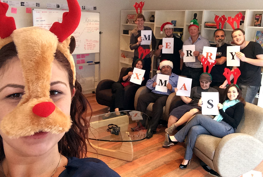 The Studio IQ gang wishing you a very Merry Christmas